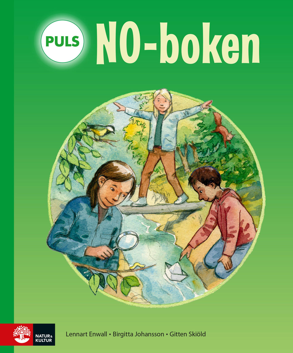 Valokuva kirjasta Lennart Enwall / Birgitta Johansson / Gitten Skiöld PULS NO-boken 1-3 Grundbok, andra upplagan, kuuluu tuoteryhmään Ruots lapset nuoret ja sarjakuvat.