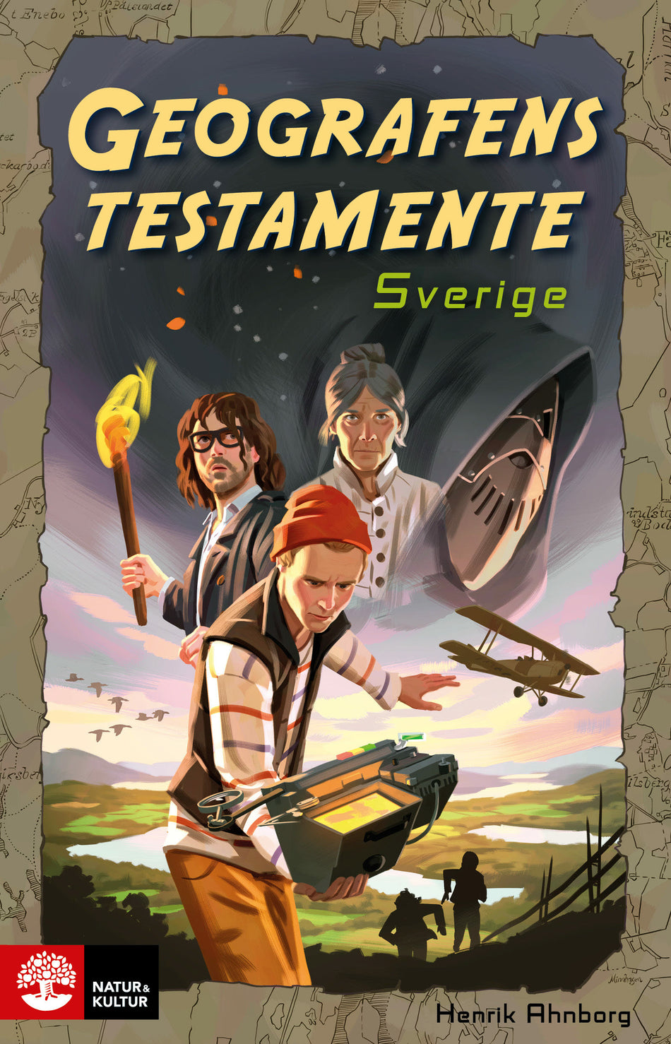 Valokuva kirjasta Henrik Ahnborg Geografens testamente - Sverige, kuuluu tuoteryhmään Ruots lapset nuoret ja sarjakuvat.