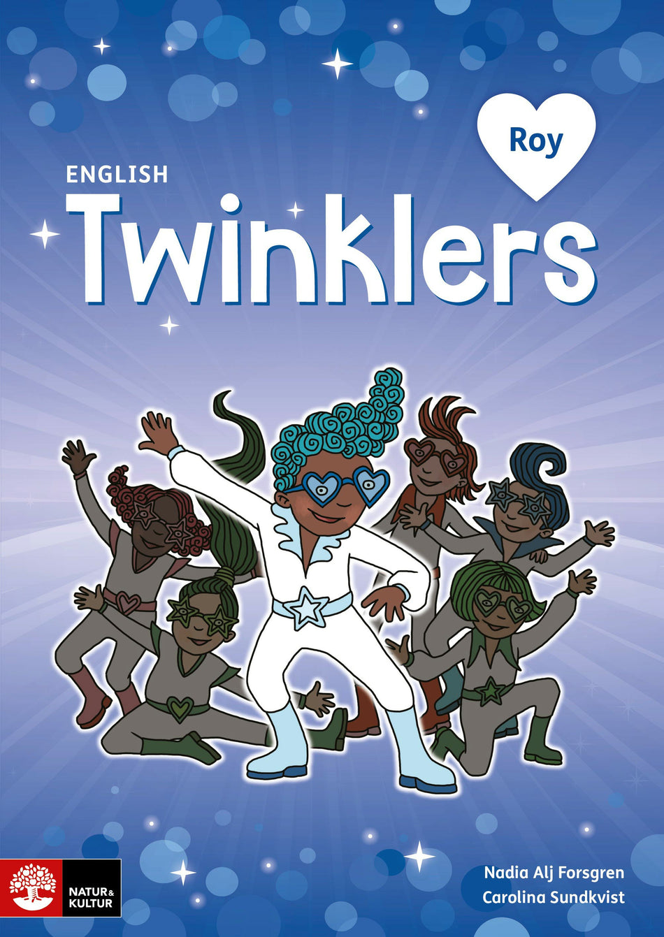 Valokuva kirjasta Nadia Alj Forsgren / Carolina Sundkvist English Twinklers blue Roy, kuuluu tuoteryhmään Ruots lapset nuoret ja sarjakuvat.
