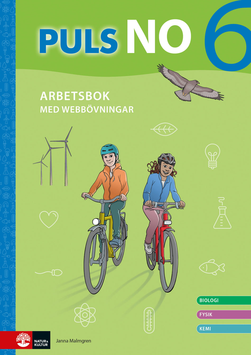 Valokuva kirjasta Janna Malmgren PULS NO åk 6 Arbetsbok med elevwebb, kuuluu tuoteryhmään Ruots lapset nuoret ja sarjakuvat.