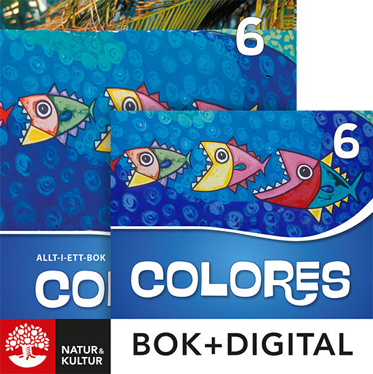 Valokuva kirjasta Chris Alfredsson / Anneli Lutteman (fd Johansson) Colores 6 Paket Bok+Digital, kuuluu tuoteryhmään Ruots lapset nuoret ja sarjakuvat.