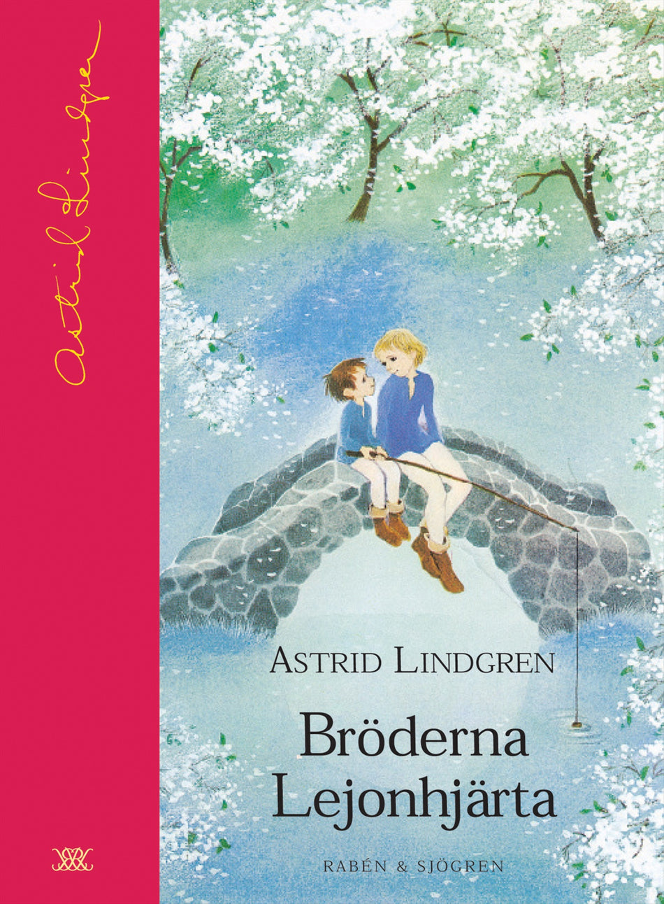 Valokuva kirjasta Astrid Lindgren Bröderna Lejonhjärta, kuuluu tuoteryhmään Ruots lapset nuoret ja sarjakuvat.