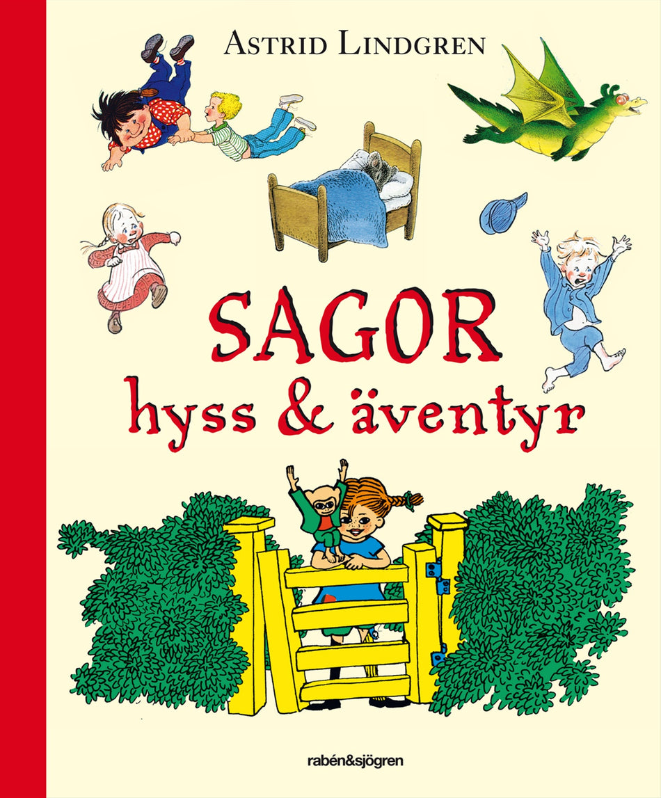 Valokuva kirjasta Astrid Lindgren Sagor, hyss &amp; äventyr, kuuluu tuoteryhmään Ruots lapset nuoret ja sarjakuvat.