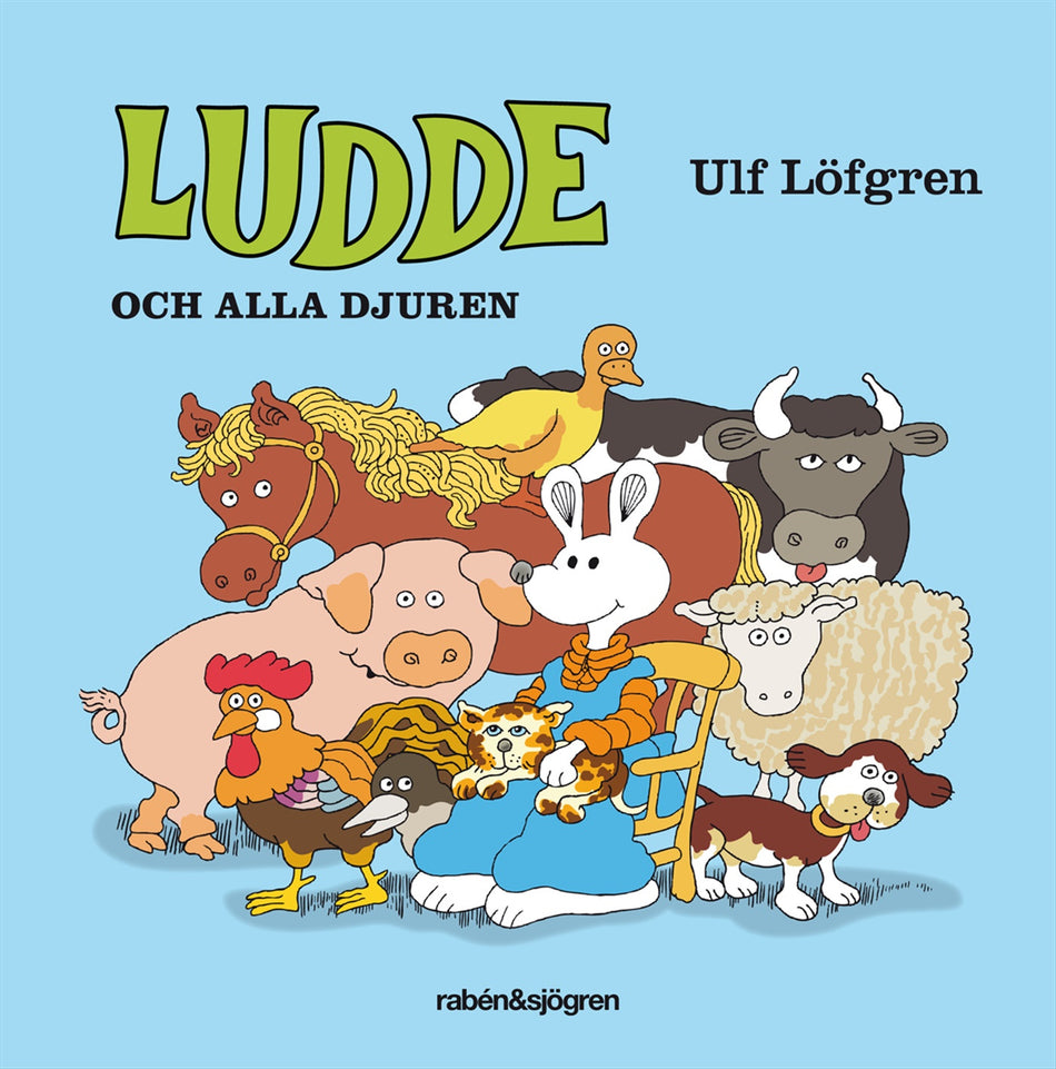 Valokuva kirjasta Ulf Löfgren Ludde och alla djuren, kuuluu tuoteryhmään Ruots lapset nuoret ja sarjakuvat.