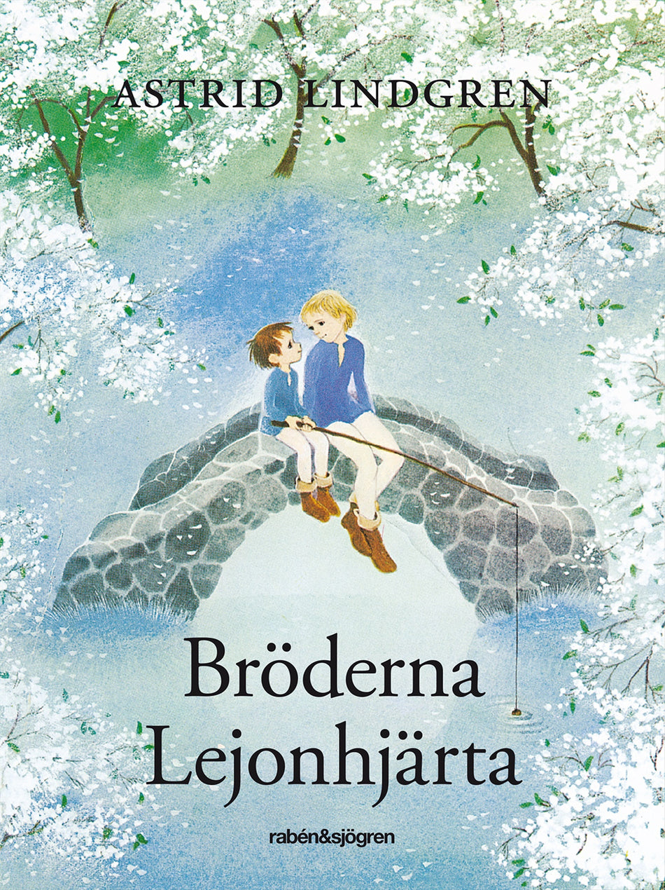 Valokuva kirjasta Astrid Lindgren Bröderna Lejonhjärta, kuuluu tuoteryhmään Ruots lapset nuoret ja sarjakuvat.