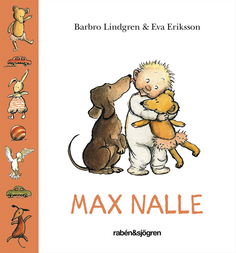 Valokuva kirjasta Barbro Lindgren Max nalle, kuuluu tuoteryhmään Ruots lapset nuoret ja sarjakuvat.