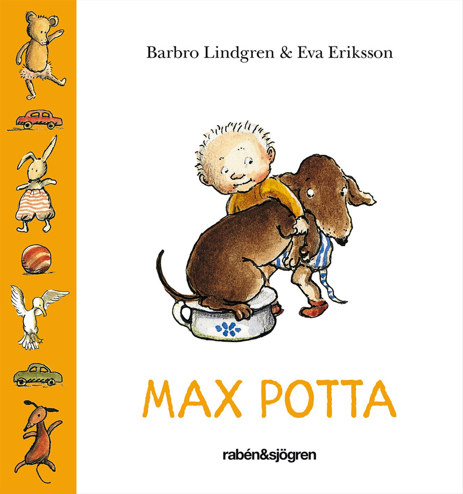 Valokuva kirjasta Barbro Lindgren Max potta, kuuluu tuoteryhmään Ruots lapset nuoret ja sarjakuvat.