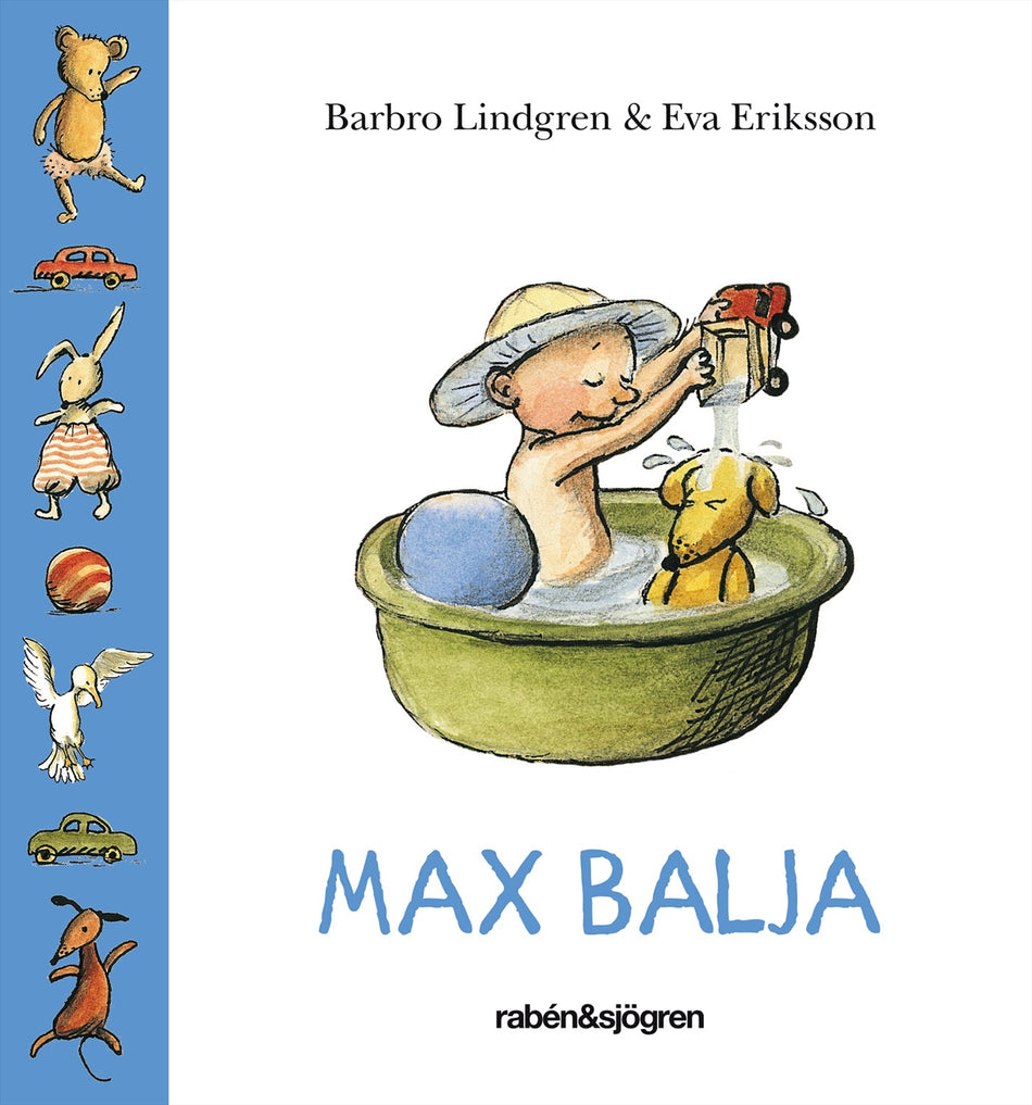 Valokuva kirjasta Barbro Lindgren Max balja, kuuluu tuoteryhmään Ruots lapset nuoret ja sarjakuvat.