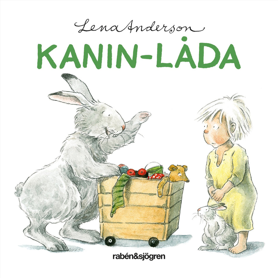 Valokuva kirjasta Lena Anderson Kanin-låda, kuuluu tuoteryhmään Ruots lapset nuoret ja sarjakuvat.