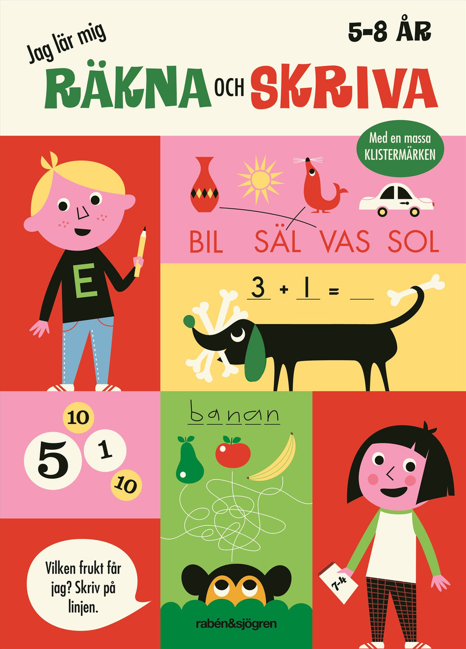 Valokuva kirjasta Ingela P Arrhenius Jag lär mig räkna och skriva, kuuluu tuoteryhmään Ruots lapset nuoret ja sarjakuvat.