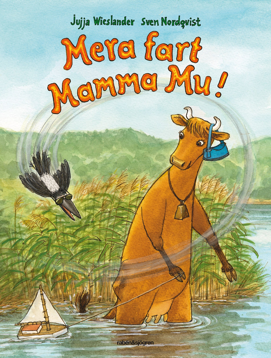 Valokuva kirjasta Jujja Wieslander Mera fart Mamma Mu, kuuluu tuoteryhmään Ruots lapset nuoret ja sarjakuvat.