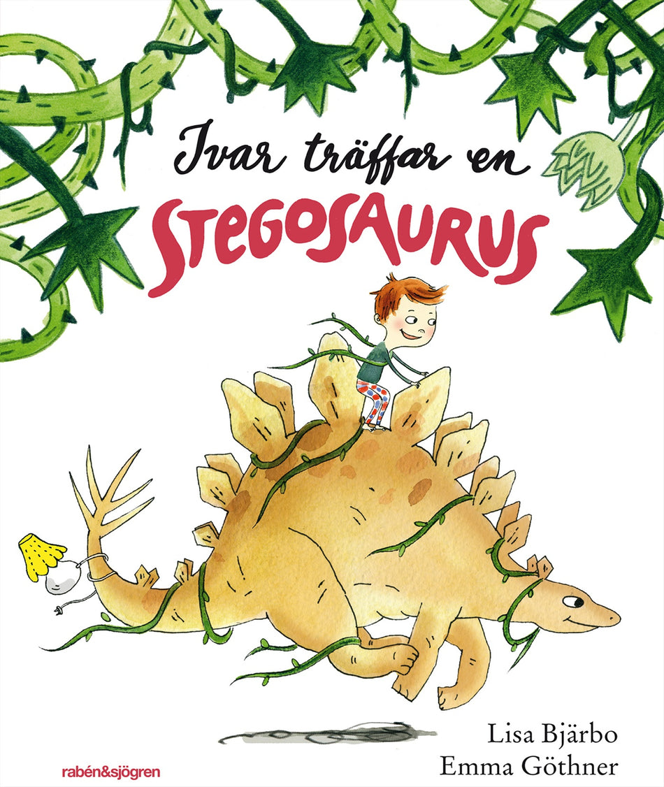 Valokuva kirjasta Lisa Bjärbo / Emma Göthner Ivar träffar en stegosaurus, kuuluu tuoteryhmään Ruots lapset nuoret ja sarjakuvat.