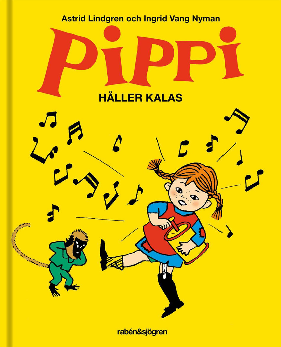 Valokuva kirjasta Astrid Lindgren / Ingrid Vang Nyman Pippi håller kalas, kuuluu tuoteryhmään Ruots lapset nuoret ja sarjakuvat.
