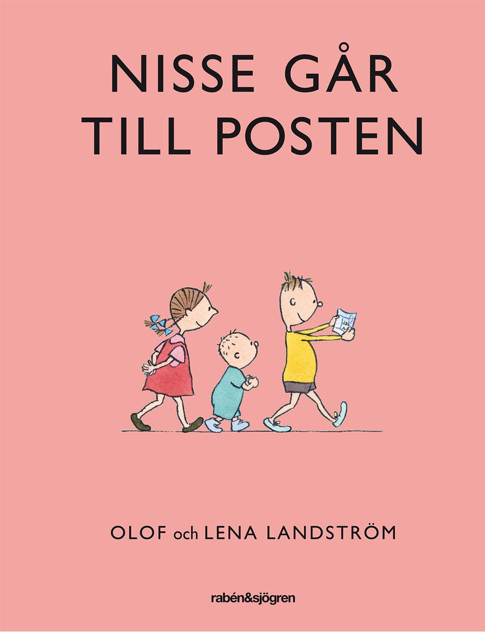 Valokuva kirjasta Lena Landström / Olof Landström Nisse går till posten, kuuluu tuoteryhmään Ruots lapset nuoret ja sarjakuvat.