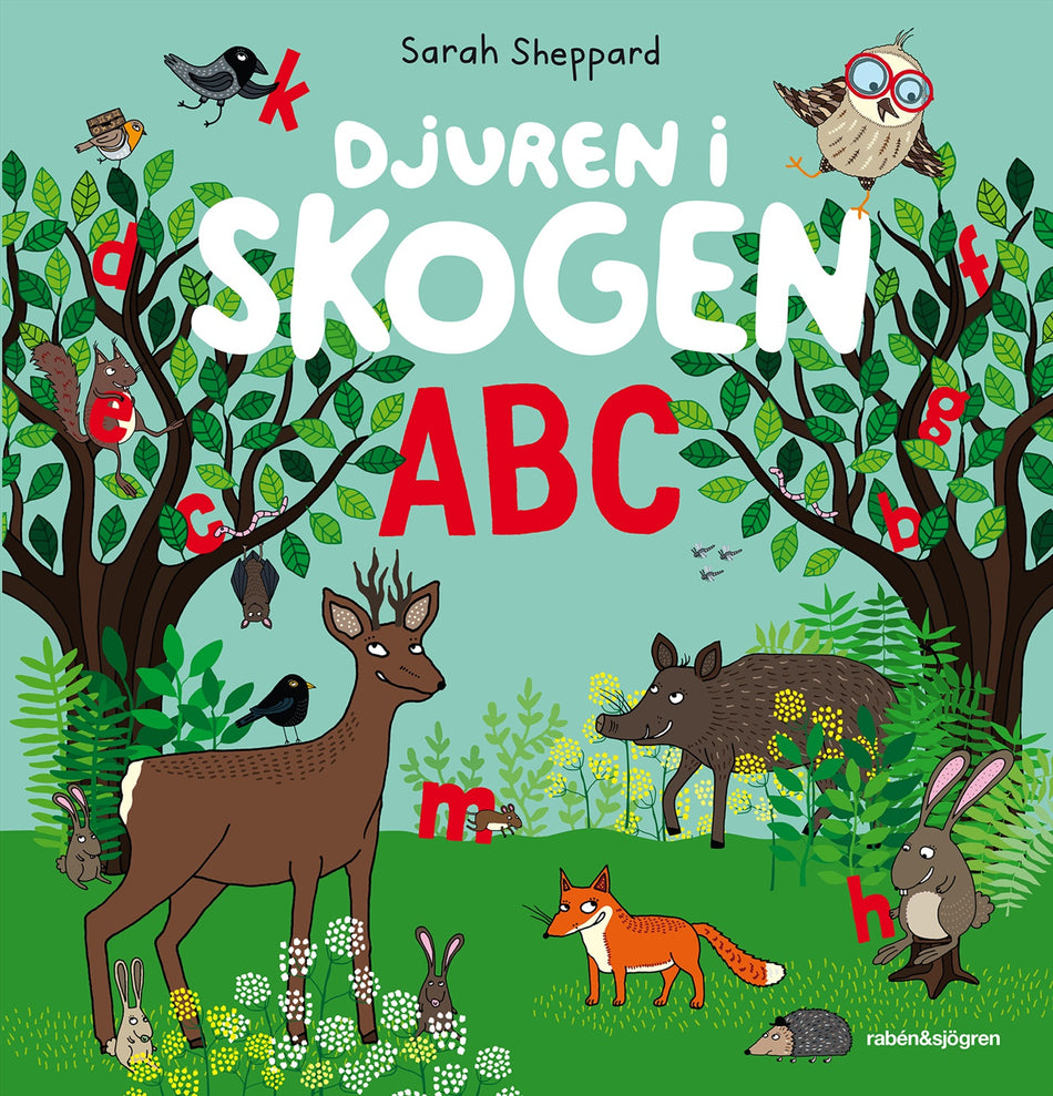 Valokuva kirjasta Sarah Sheppard Djuren i skogen ABC, kuuluu tuoteryhmään Ruots lapset nuoret ja sarjakuvat.