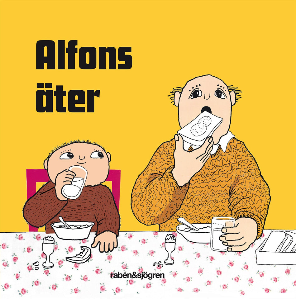 Valokuva kirjasta  Alfons äter, kuuluu tuoteryhmään Ruots lapset nuoret ja sarjakuvat.