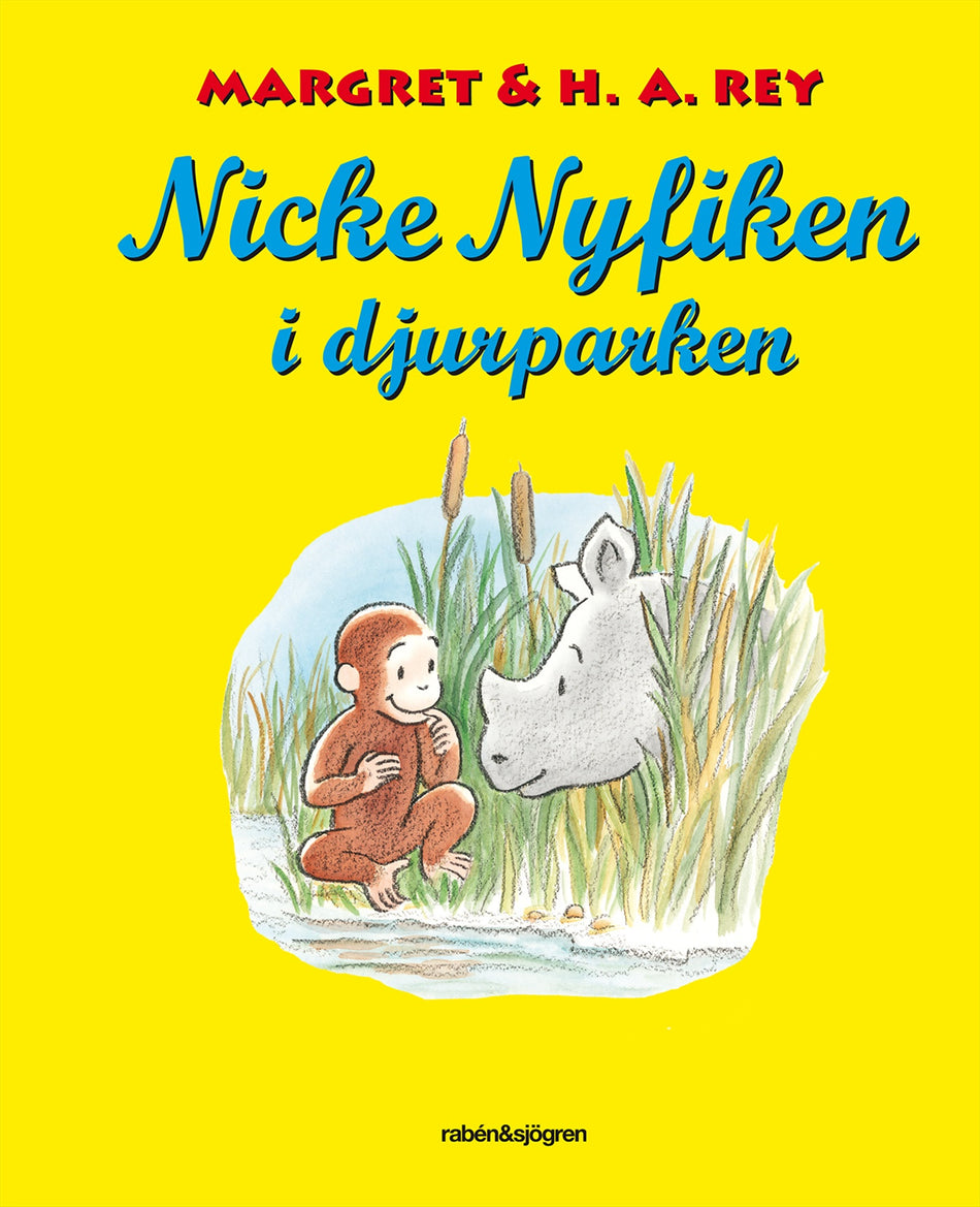 Valokuva kirjasta H. A. Rey / Margret Rey / Cynthia Platt Nicke Nyfiken i djurparken, kuuluu tuoteryhmään Ruots lapset nuoret ja sarjakuvat.