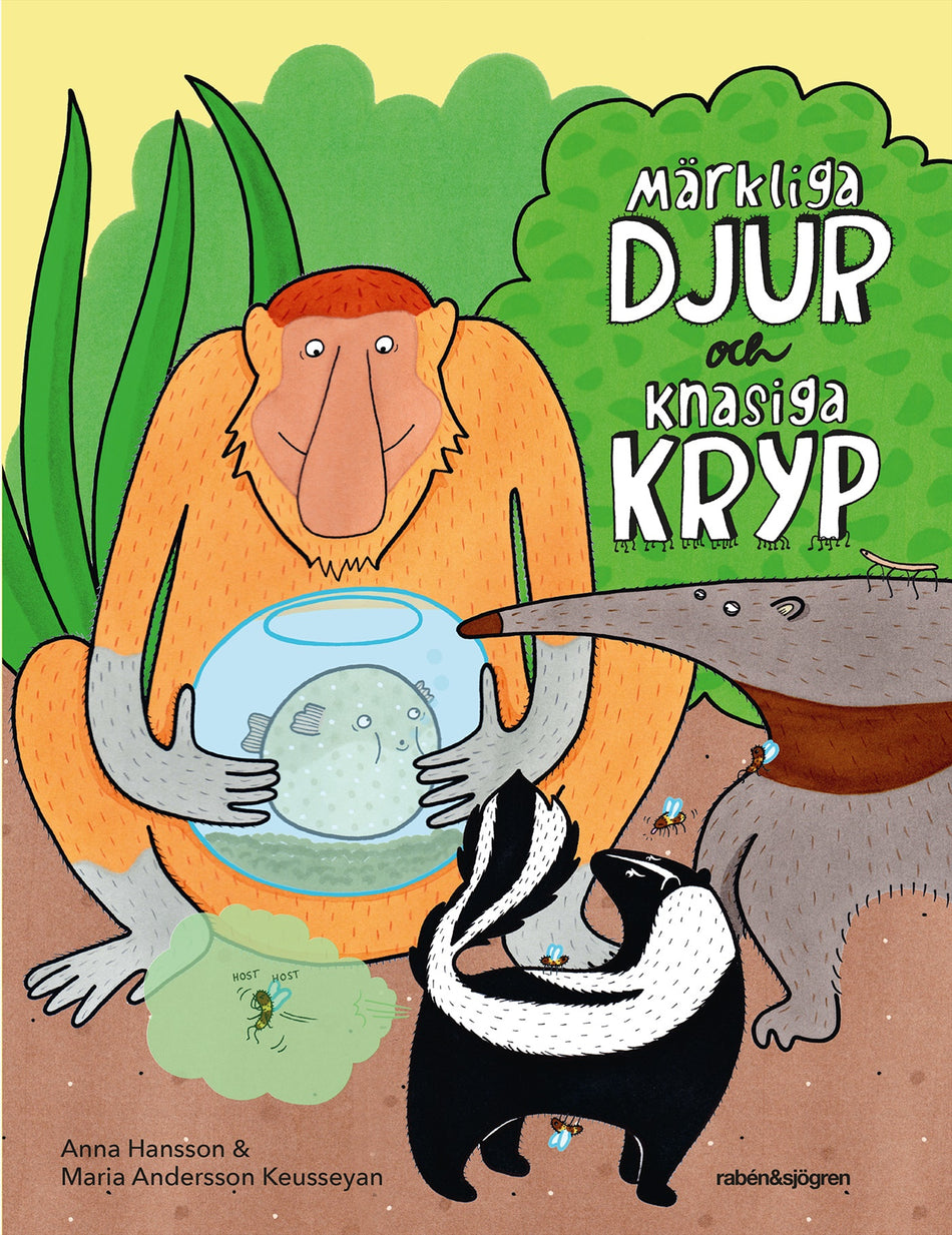 Valokuva kirjasta Anna Hansson Märkliga djur och knasiga kryp, kuuluu tuoteryhmään Ruots lapset nuoret ja sarjakuvat.