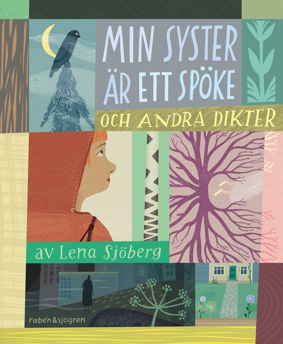 Valokuva kirjasta Lena Sjöberg Min syster är ett spöke : och andra dikter, kuuluu tuoteryhmään Ruots lapset nuoret ja sarjakuvat.