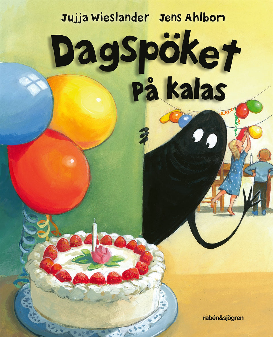 Valokuva kirjasta Jens Ahlbom / Jujja Wieslander Dagspöket på kalas, kuuluu tuoteryhmään Ruots lapset nuoret ja sarjakuvat.