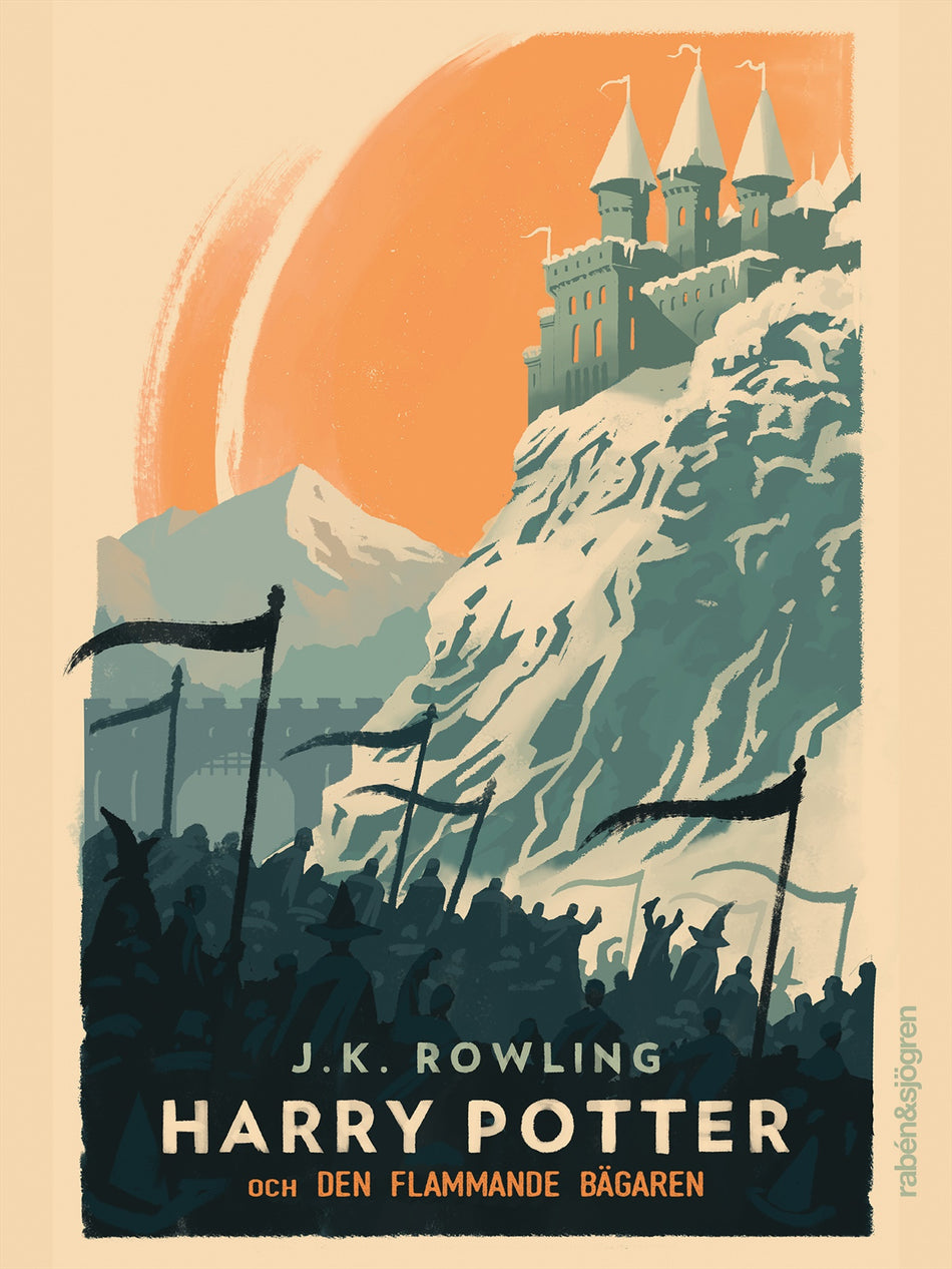 Valokuva kirjasta J. K. Rowling Harry Potter och den flammande bägaren, kuuluu tuoteryhmään Ruots lapset nuoret ja sarjakuvat.