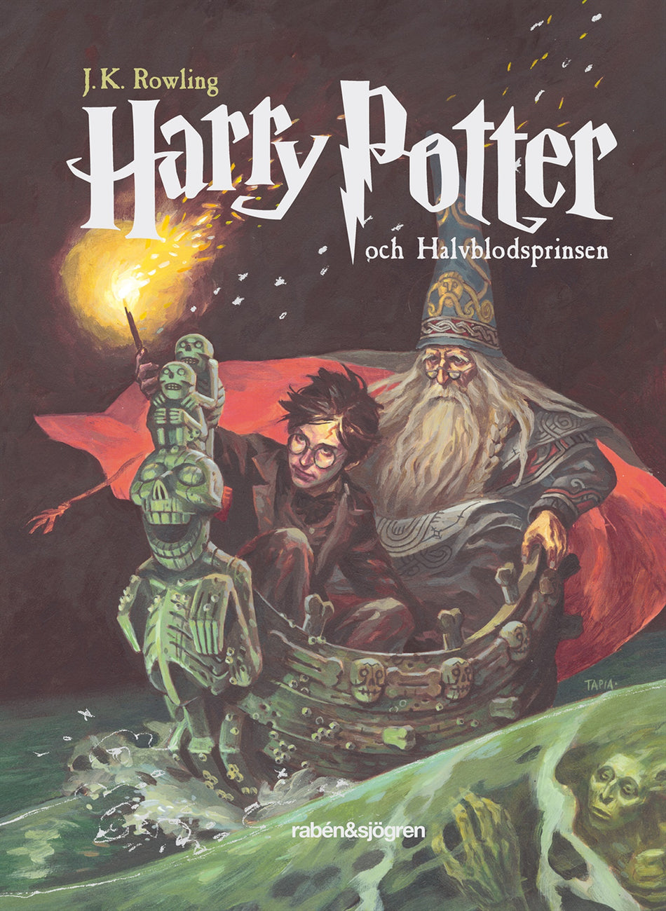 Valokuva kirjasta J. K. Rowling Harry Potter och halvblodsprinsen, kuuluu tuoteryhmään Ruots lapset nuoret ja sarjakuvat.