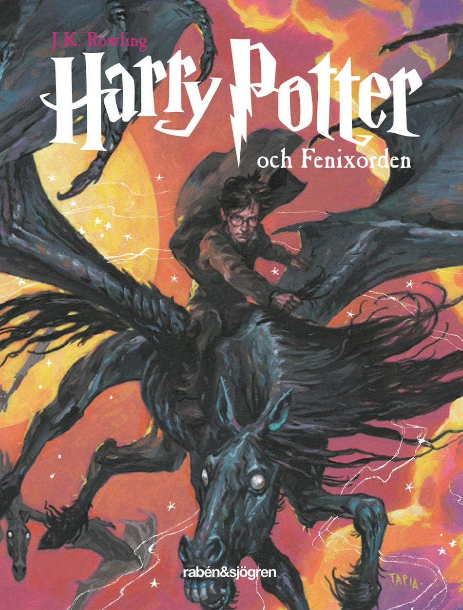 Valokuva kirjasta J. K. Rowling Harry Potter och Fenixorden, kuuluu tuoteryhmään Ruots lapset nuoret ja sarjakuvat.