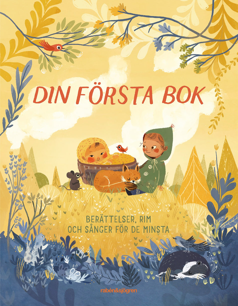 Valokuva kirjasta  Din första bok : berättelser, rim och sånger för de minsta, kuuluu tuoteryhmään Ruots lapset nuoret ja sarjakuvat.