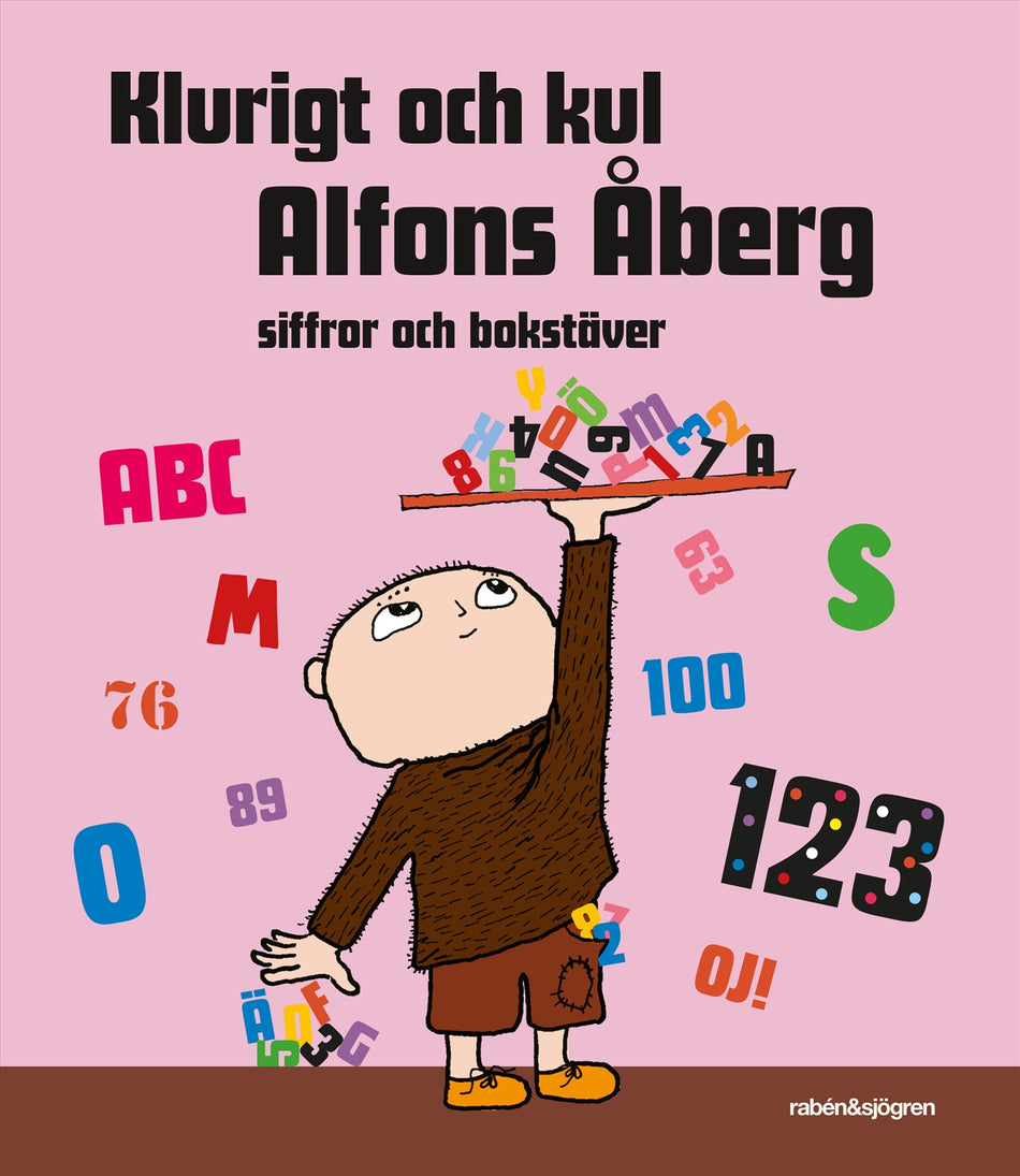 Valokuva kirjasta Gunilla Bergström Klurigt och kul Alfons Åberg. Siffror och bokstäver, kuuluu tuoteryhmään Ruots lapset nuoret ja sarjakuvat.