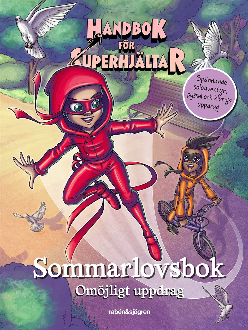 Valokuva kirjasta Elias Våhlund / Agnes Våhlund Handbok för superhjältar. Sommarlovsbok : omöjligt uppdrag, kuuluu tuoteryhmään Ruots lapset nuoret ja sarjakuvat.