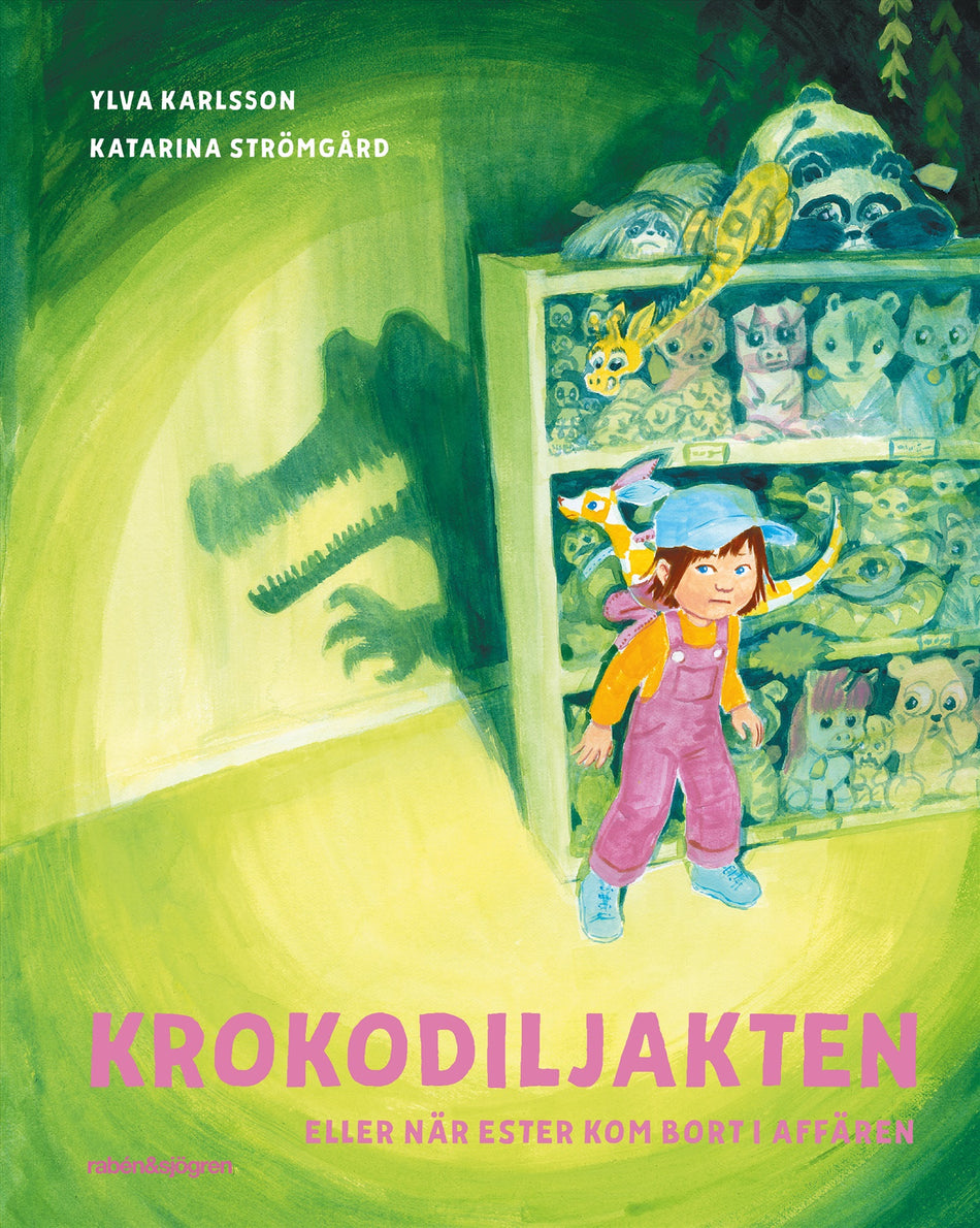 Valokuva kirjasta Ylva Karlsson / Katarina Strömgård Krokodiljakten eller när Ester kom bort i affären, kuuluu tuoteryhmään Ruots lapset nuoret ja sarjakuvat.