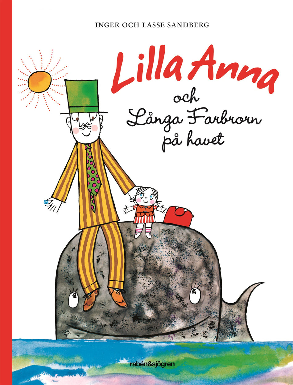 Valokuva kirjasta Inger Sandberg Lilla Anna och Långa Farbrorn på havet, kuuluu tuoteryhmään Ruots lapset nuoret ja sarjakuvat.