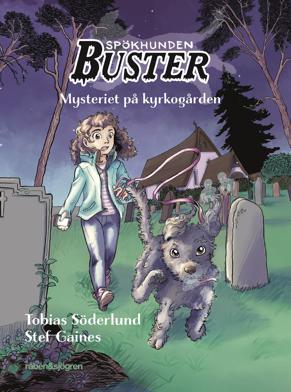 Valokuva kirjasta Tobias Söderlund Mysteriet på kyrkogården, kuuluu tuoteryhmään Ruots lapset nuoret ja sarjakuvat.
