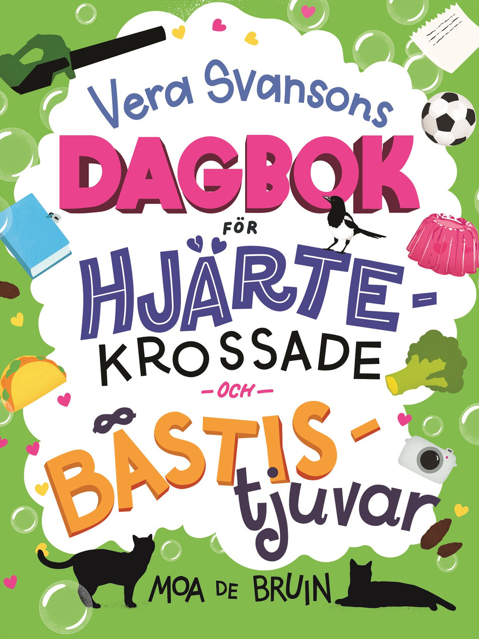 Valokuva kirjasta Moa de Bruin Vera Svansons dagbok för hjärtekrossade och bästistjuvar, kuuluu tuoteryhmään Ruots lapset nuoret ja sarjakuvat.