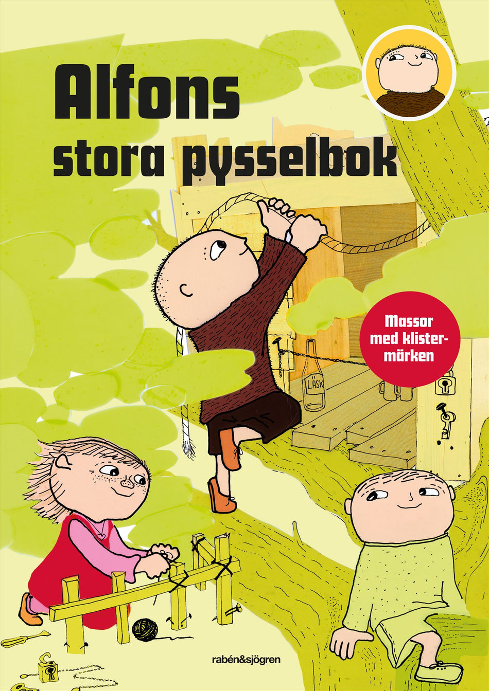 Valokuva kirjasta  Alfons stora pysselbok, kuuluu tuoteryhmään Ruots lapset nuoret ja sarjakuvat.