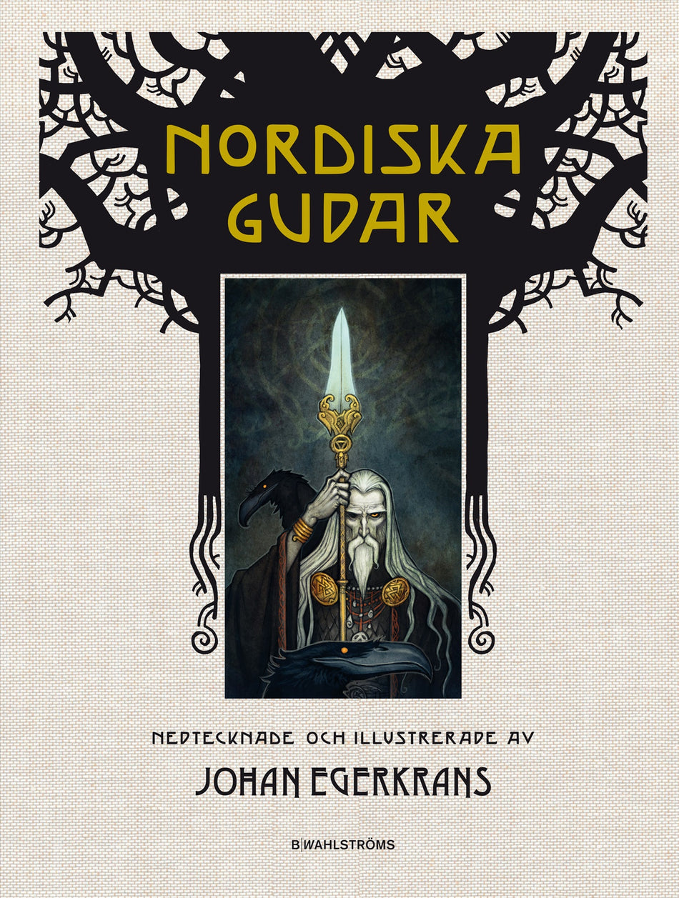 Valokuva kirjasta Johan Egerkrans Nordiska gudar, kuuluu tuoteryhmään Ruots lapset nuoret ja sarjakuvat.