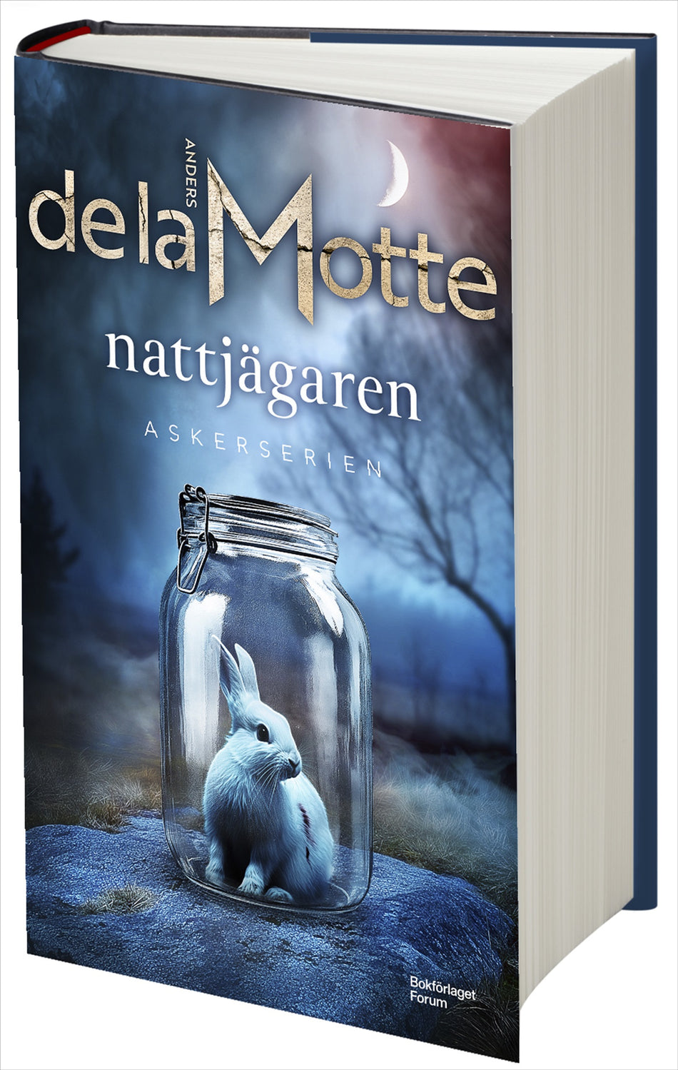 Valokuva kirjasta Anders de la Motte Nattjägaren, kuuluu tuoteryhmään Ruots kaunokirjat.
