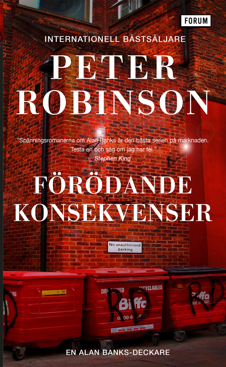 Valokuva kirjasta Peter Robinson Förödande konsekvenser, kuuluu tuoteryhmään Ruots kaunokirjat.