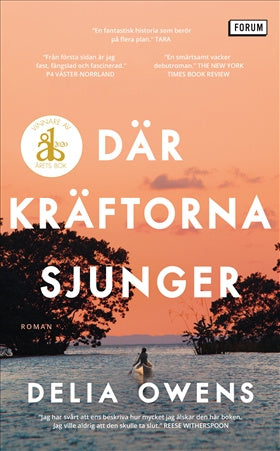 Valokuva kirjasta Delia Owens Där kräftorna sjunger, kuuluu tuoteryhmään Ruotsalaiset pokkarit.