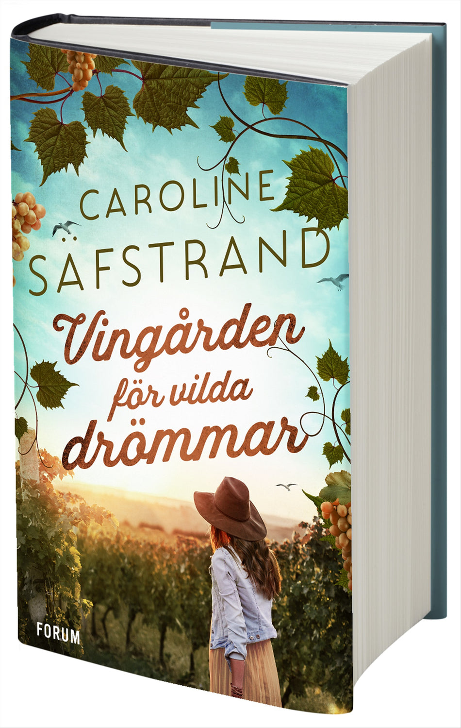 Valokuva kirjasta Caroline Säfstrand Vingården för vilda drömmar, kuuluu tuoteryhmään Ruots kaunokirjat.