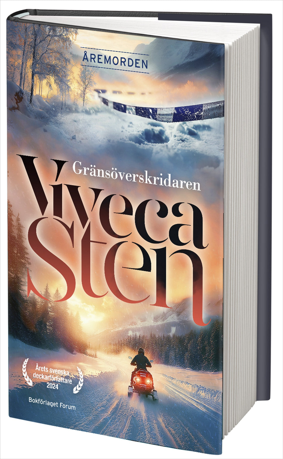 Valokuva kirjasta Viveca Sten Gränsöverskridaren, kuuluu tuoteryhmään Ruots kaunokirjat.