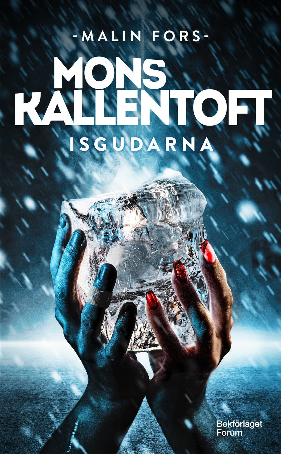 Valokuva kirjasta Mons Kallentoft Isgudarna, kuuluu tuoteryhmään Ruots kaunokirjat.