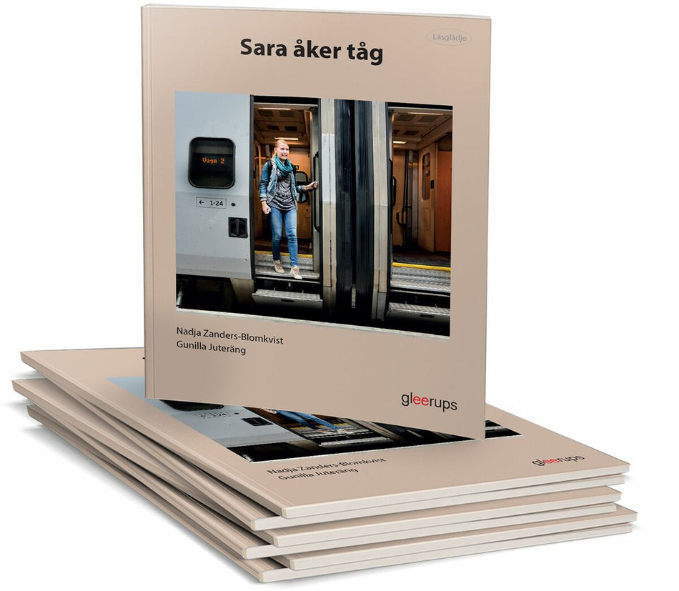 Valokuva kirjasta Gunilla Juteräng / Nadja Zanders-Blomkvist Läsglädje Sara åker tåg, 10-pack, kuuluu tuoteryhmään Ruots muu tieto.