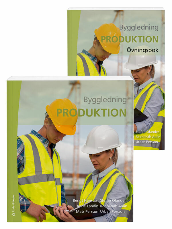 Valokuva kirjasta Bengt Hansson / Radhlinah Aulin / Anne Landin / Stefan Olander / Mats Persson / Urban Persson Byggledning : produktion (paket), kuuluu tuoteryhmään Ruots muu tieto.