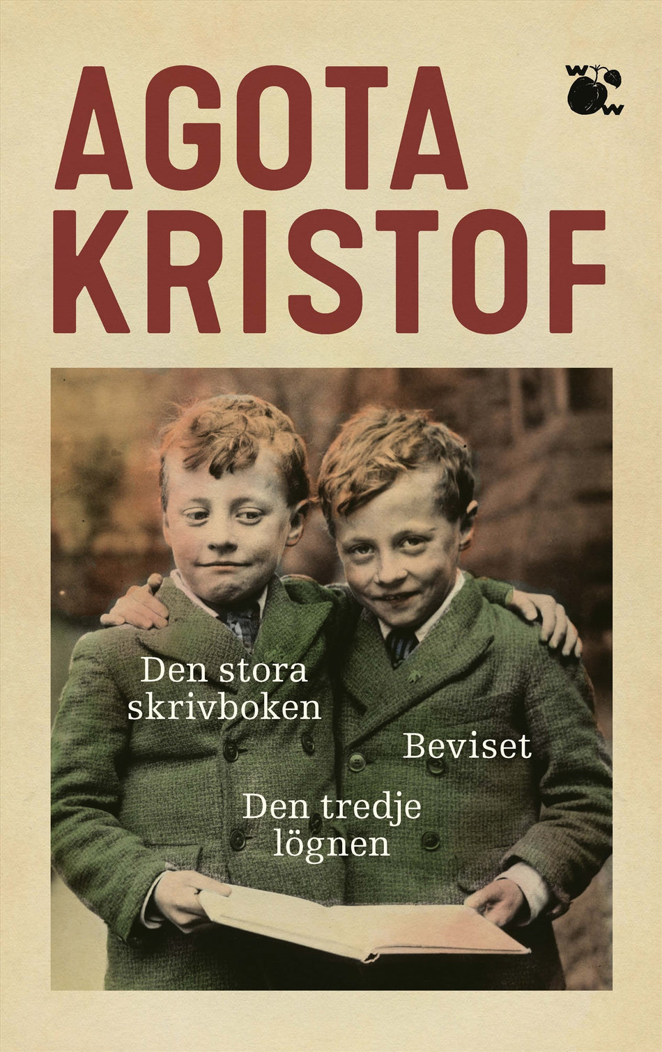 Valokuva kirjasta Agota Kristof Den stora skrivboken ; Beviset ; Den tredje lögnen, kuuluu tuoteryhmään Ruots kaunokirjat.