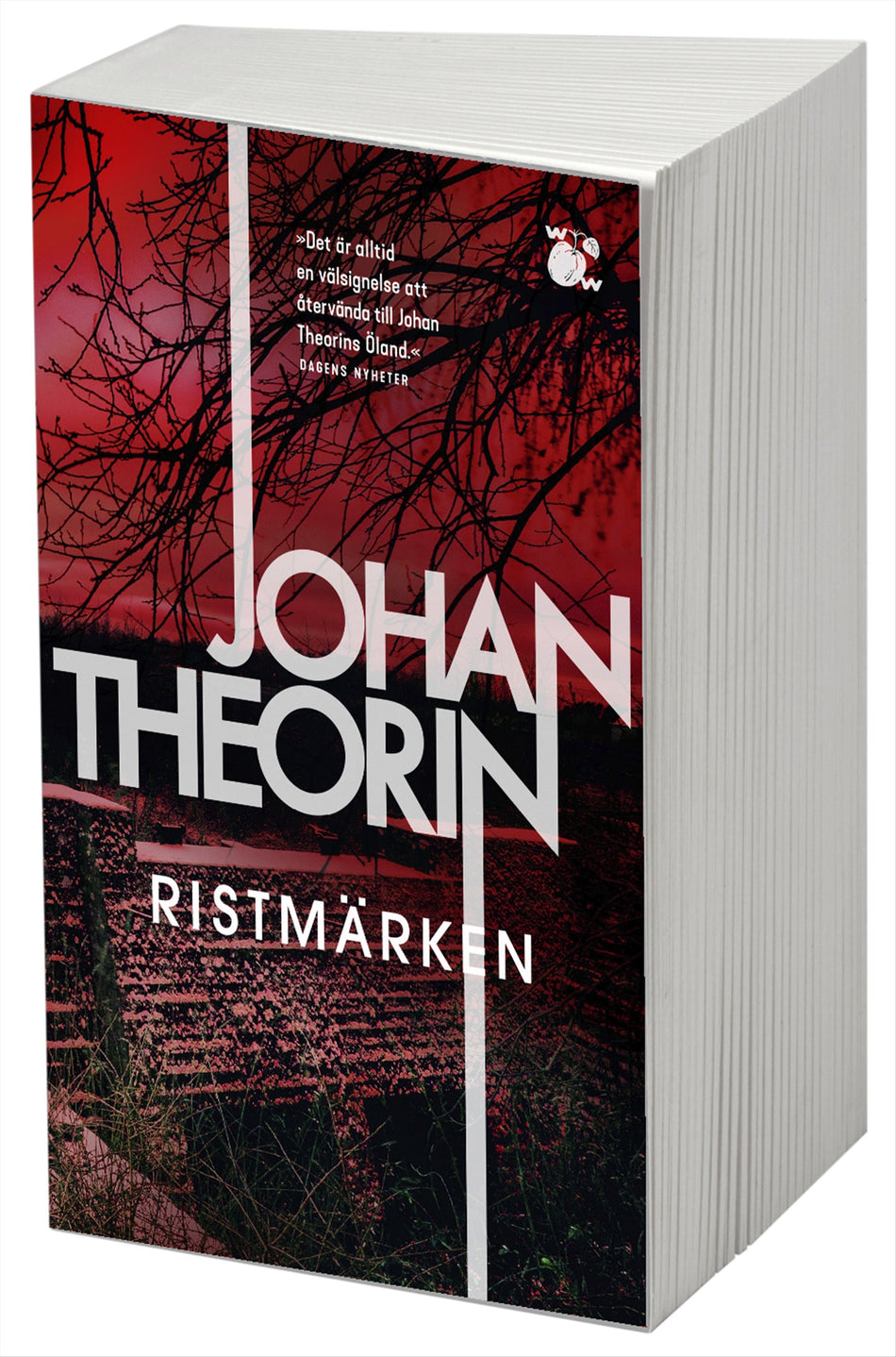 Valokuva kirjasta Johan Theorin Ristmärken, kuuluu tuoteryhmään Ruots kaunokirjat.