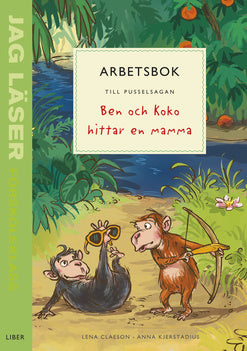 Valokuva kirjasta Martin Widmark Jag läser - förskoleklass - arbetsbok till pusselsagan Ben och Koko hittar en mamma, kuuluu tuoteryhmään Ruots lapset nuoret ja sarjakuvat.