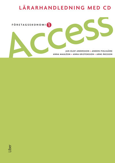Valokuva kirjasta Jan-Olof Andersson / Anders Pihlsgård / Anna Kristensson / Arne Åkesson / Anna Mauléon Access 1, Lärarhandledning med CD, kuuluu tuoteryhmään Ruots lapset nuoret ja sarjakuvat.