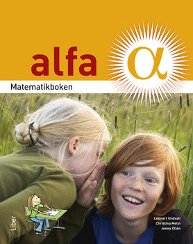 Valokuva kirjasta Lennart Undvall / Christina Melin / Jenny Ollén Matematikboken Alfa Grundbok, kuuluu tuoteryhmään Ruots lapset nuoret ja sarjakuvat.