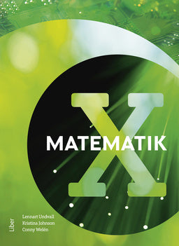 Valokuva kirjasta Lennart Undvall / Kristina Johnson / Conny Welén / Sara Ramsfeldt Matematik X, kuuluu tuoteryhmään Ruots lapset nuoret ja sarjakuvat.